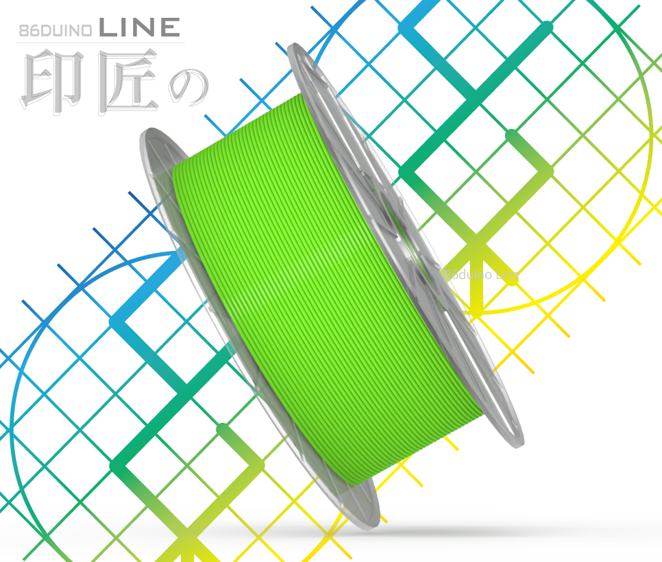 3D�v�����^�[�pPLA�t�B�������g(Filament) 86Duino-Line-C0G 1KG(�u����)