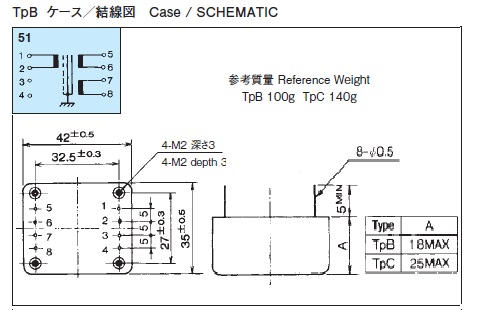 Daitron EC-SHOP/オーディオトランス TPB-2: 電源機器【ダイトロン直営WEB-SHOP】